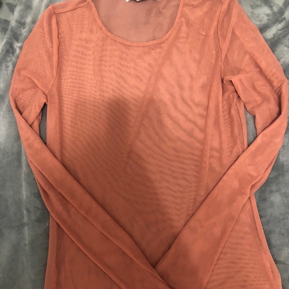 Mesh long sleeve